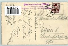 Edelrautehütte - gegen Reichenstein und Sparafeld Hüttenstempel