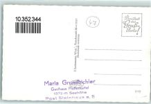 Pfaffensattel - Gasthaus Pfaffensattel Bes. Maria Grundbichler Hüttenstempel