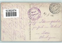 54700 Villers-sous-Preny 1915 - Feldpost WK I Kirche