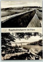 38899 O3723 Hasselfelde - Rappbodetalsperre Staumauer