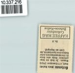 36323 W6325 Grebenau , Hess Vignette Wappen Kaffee HAG