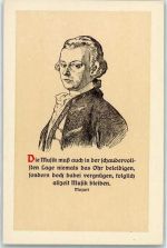 Salzmann Schrift AK Mozart, W. A.