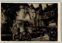 02000 Laon Radierung sign. Karl Lotze