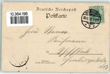 Ritz AK Handgemacht 1902 Karte beschädigt