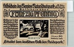 29646 W3045 Wilsede , Kr Soltau - Notgeld