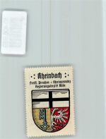 53359 W5308 Rheinbach - Vignette Wappen Kaffee Hag 1920-1940