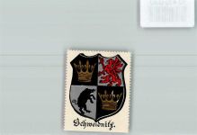 Schweidnitz Swidnica - Vignette Wappen Kaffee Hag ca 1920-1940