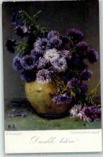 Kaffeegold - Meissner u. Buch Serie 2563 sign. Stromeyer Blumenvase Kaffeewerbung
