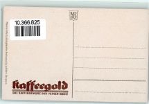 Kaffeegold - Meissner u. Buch Serie 2563 sign. Stromeyer Blumenvase Kaffeewerbung