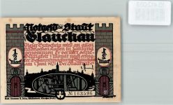 08371 O9610 Glauchau - Notgeld Scherenschnitt
