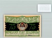07937 O6570 Zeulenroda - Notgeld
