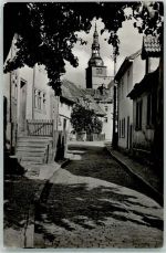 06556 O4730 Bad Frankenhausen ,Kyffhäuser - Oberkirchgasse Kirchturm