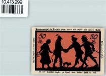 07980 O6602 Berga , Elster - Notgeld Scherenschnitt