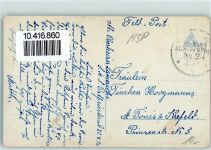 Marineschiffspoststempel S.M.S. Ostfriesland 21.8.1916 Marineschiffspoststempel 1916