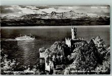 88085 W7994 Langenargen - Schloß Montfort Fahrgastschiff Bodensee Schweizer Alpen