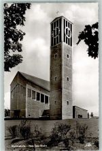 95615 W8590 Marktredwitz - Herz-Jesu-Kirche Kreuz Uhr