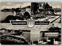 88085 W7994 Langenargen - Boul Spiel Hafen Boot Schwäne
