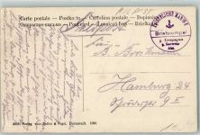 W2850 Speckenbüttel Kaiserl. Marine Briefstempel 1. Kompagnie Seewehr Abt. Tannengang Marineschiffspoststempel