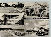18586 O2356 Baabe , Ostseebad - Gasthaus Inselparadies Strandpromenade FDGB Erholungsheim Mathias Thesen Heim Dampferanlegestelle