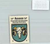 Baronau Baranow - Vignette Wappen Kaffee Hag ca 1920-1940