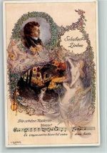 Schubert Lieder Nr. 5 Jugendstil , sehr gute Erhaltung Schubert, F.