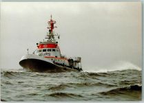 Nr. 82 Seenotkreuzer mit Tochterboot AK Seenotrettung 1988
