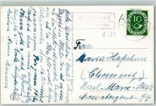 36277 W6436 Wüstfeld - Landpoststempel Hersfeld