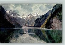 W8240 Königssee b Berchtesgaden Alpiner Kunstverlag Eugen Richter, gute Erhaltung AK Compton, E. H.