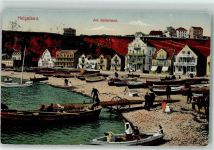 27498 W2192 Helgoland 1912 - Südstrand Ruderboote