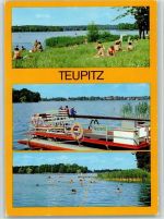 15755 O1612 Teupitz - Teupitzer See Badestrand Angler