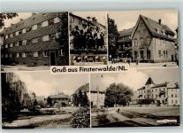 03238 O7980 Finsterwalde - Mädchenhaus Sänger Postamt Schlosspark