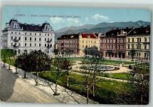 8700 Leoben 1913 - Kaiser Josef Platz Grand Hotel Gärner