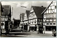34513 W3544 Waldeck , Hess - Schloß Waldeck Gasthaus Bürgerhof Fachwerkhäuser