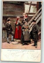 77776 W7624 Schapbach 1906 - Badische Volkstrachten 1 5 Kinzigthäler Tracht