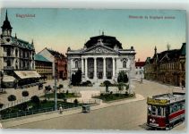 Nagyvarad 1917 - Bemer-ter esSzigligeti szinhaz Straßenbahn