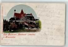 Frantiskovy Lazne Franzensbad 1904 Gebrauchsspuren Gasthaus Cafe Stadtwald Amerika