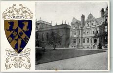 Cambridge Prägedruck Trinity College Wappen