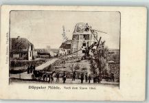Düppel 1910 - Düppeler Mühle nach dem Sturm 1864