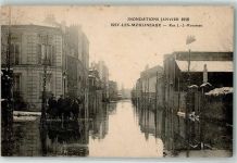 92130 Issy-les-Moulineaux 1910 - Hochwasser 1910 rue J.J.Rousseau