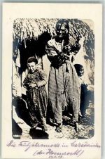 Skopje Uskub Foto AK Tracht Ort handschriftlich