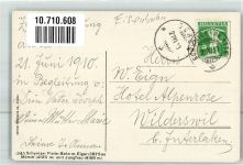 Schynige Platte Bahn Eisenbahn Zahnradbahn 1910