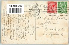 sign. Coffin, Ernest The Indian Courtyard Motiv Indien 1924 Künstlerkarte