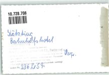 93444 W8493 Kötzting FOTO KEINE AK Bahnhof- Hotel Ort handschriftlich