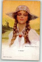 Nr. 752 sign. Boileau, Philip Holandkind Tracht Reinthal u. Newman