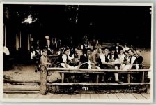 83646 W8170 Wackersberg b Bad Tölz Foto AK Tracht Gasthaus Waldherralm Ort handschriftlich