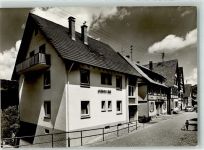 76596 W7564 Bermersbach , Murgtal Foto AK Gasthaus Pension Sternen Pension Elise