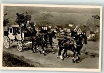 08301 O9408 Oberschlema Foto AK Postkutsche