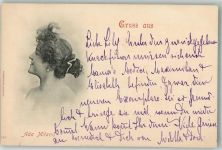 Ada Milani + Adelskorrespondenz Theaterschauspieler 1898