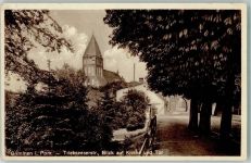 18507 O2320 Grimmen 1931 Foto AK Kirche Triebseeserstrasse