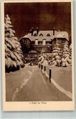 Elsenborn 1936 Winter Hotel Borgs